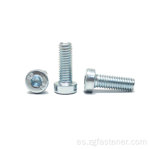 Hexagon Socket Bolts con Zinc Din7984 azul